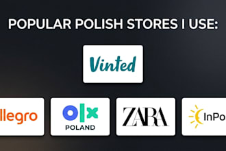 be your personal shopper and package forwarder from poland