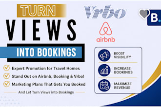 do vrbo marketing airbnb welcome book  booking com airbnb listing seo