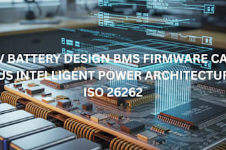 ev battery design bms firmware can bus intelligent power architecture iso 26262