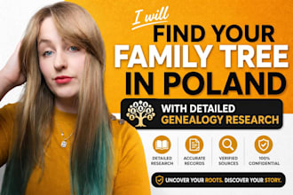 find your family tree in poland with detailed genealogy research