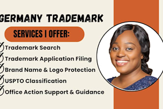 handle trademark registration and filing with united states patent and trademark