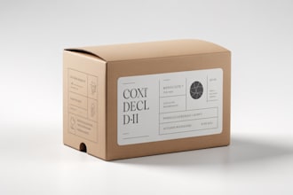 design creative box, pouch and label packaging design