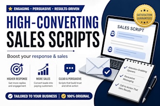 create high converting sales scripts that get real replies