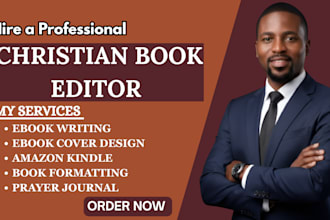 do christian ebook editing, proofread manuscript critique prayer journal