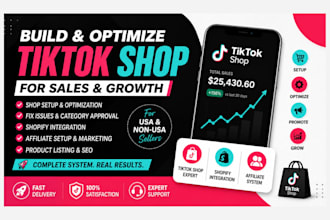 build tik tok shop setup, optimize your tiktok shop for sales and growth system