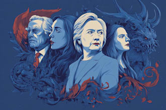 create a political or satirical cartoon