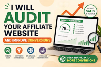 audit your affiliate website and improve conversions
