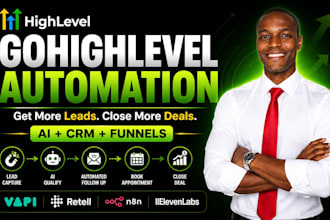 set up gohighlevel landing page,white label,ai chatbot