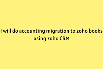 do accounting migration to zoho books using zoho CRM