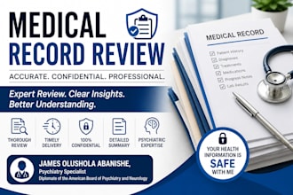do professional medical record review and analysis