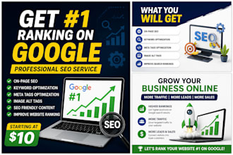 create a professional business website with SEO