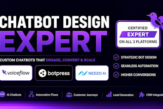 ai chatbot with rag using voiceflow, botpress and nezo ai for customer support