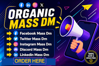 daily outreach instagram mass dm, linkedin mass dm, discord dms telegram mass dm