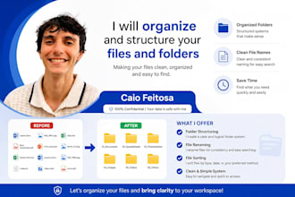 organize your files, folders, photos and documents
