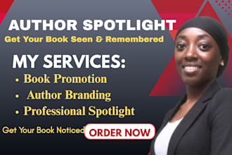 feature your book on author spotlight session for more visibility and promotion
