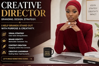 be your creative director, social media manager, and event planner