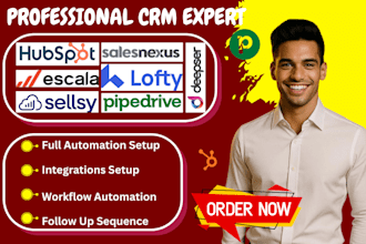 hubspot escala sellsy salesnexus lofty pipedrive automation deepser integration