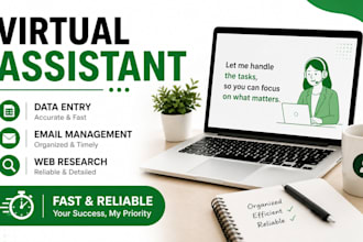 be your virtual assistant for admin tasks