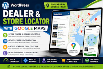 create dealer locator, store finder, google maps for wordpress