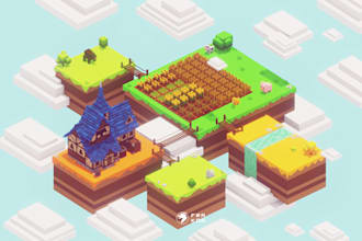 create unique voxel art for your project