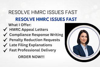 write UK hmrc abatement letter and companies house compliance response