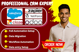 setup salesforce data entry odoo data migration yetiforce crm zapier integration