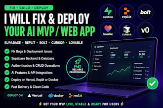 fix deploy lovable replit bolt rocket base44 new v0 cursor ai lovable supabase