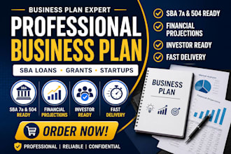 create a winning business plan for sba loan, grants or investors