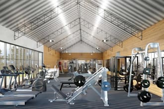 remodel gym interior,fitness center,equipment layout,home workout space,yogaroom