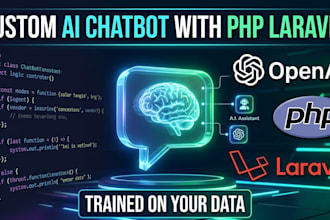 build a custom ai chatbot with PHP laravel and openai