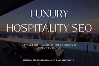 seo audit and optimization for hotel website to increase bookings