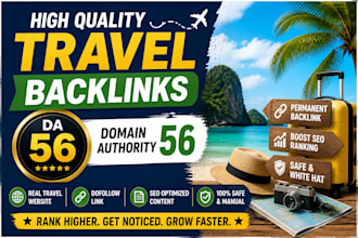 give you a quality travel backlink da56