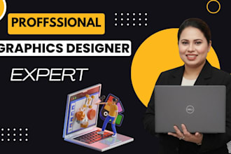 be your professional graphic designer and canva