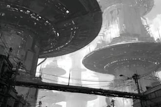 concept art for science fiction