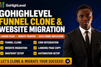 clone gohighlevel sales funnel website landing page migrate ghl duplicate ghl