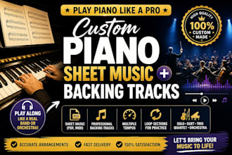 create powerful church piano accompaniment, worship backing track, or satb choir