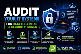 do audit your IT systems for data loss risks and security
