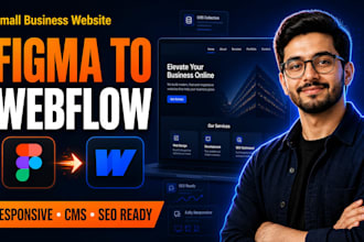figma migrate, convert, redesign figma website to a responsive webflow website