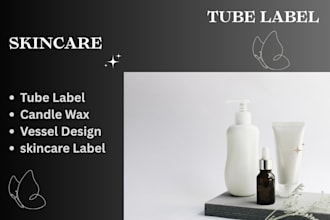 create luxury packaging and label design for supplements and products