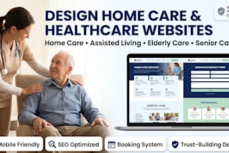 design home care, assisted living, elderly care, senior care, healthcare website