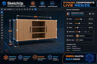 create sketchup dynamic components and automation