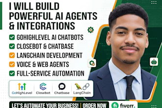 gohighlevel ai chatbot closebot chatbase langchain integration ai agent