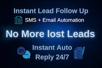 build a lead follow up automation system in make com for your business