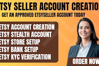 create unsuspended etsy seller account, etsy listing, etsy account creation