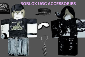 create custom roblox ugc accessories, roblox custom models, roblox wearables