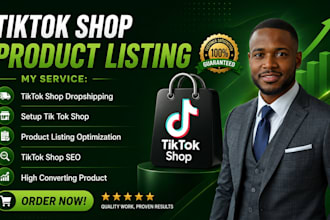 setup tiktok shop product listing, product upload, be your tiktok shop manager