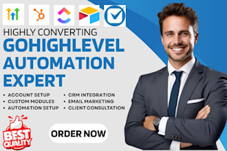 setup gohighlevel hubspot automation clickup airtable clio zapier integration