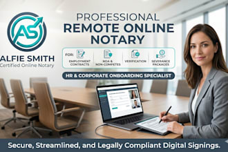 provide secure remote online notary for HR and employment docs