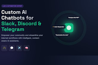 build a custom ai chatbot for slack, discord, or telegram