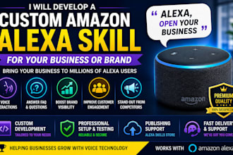 develop a custom amazon alexa skill for your business or brand